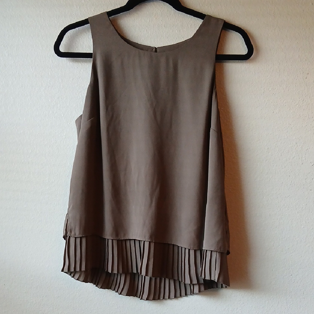 Banana Republic Taupe Layered Tank Top